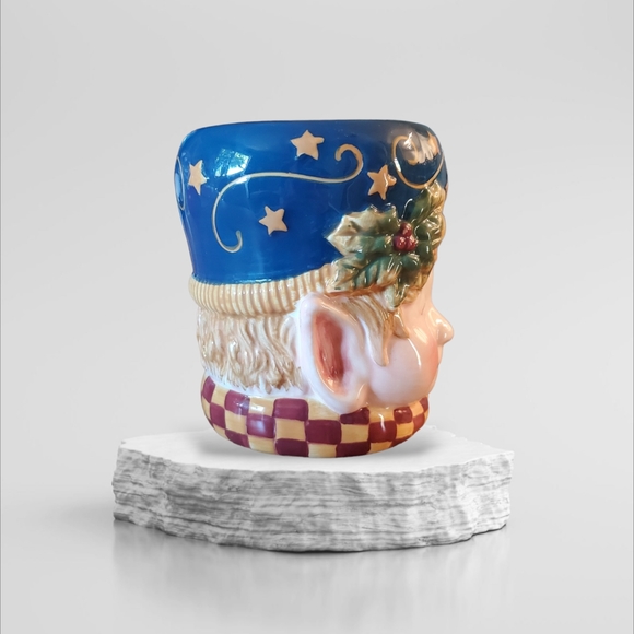 Certified International Christmas Elf Extra Large Coffee Mug Cup Susan Winget - Picture 4 of 4